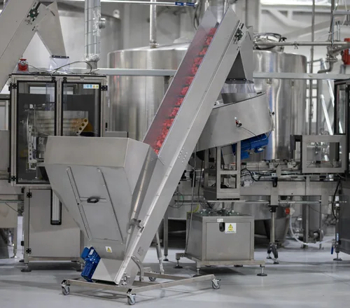 Linia technologiczna wykorzystywana w procesach produkcyjnych